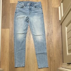 American Eagle Light Wash Men’s Skinny Jeans; 30x 34